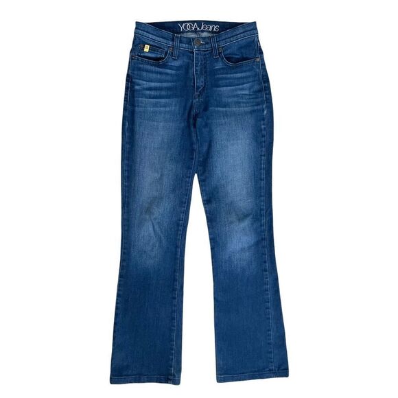Second Yoga Jeans Dark Wash Flair - Picture 1 of 7